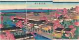 Kuniyoshi 国芳: View of the Pleasure Quarters of Yokohama 横浜廓の図