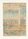 Kuniyoshi 国芳: Taira Kiyomori Uses Incantations to Delay the Sunset 平相国清盛入道