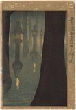 Kiyochika: Taira no Tadamori Captures the Pries of Midô Temple