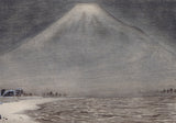 Kiyochika: Evening View of Mount Fuji (Sold)