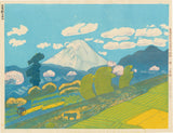 小泉癸巳男：大畑野からの富士 大泰野の不二（売却済み）