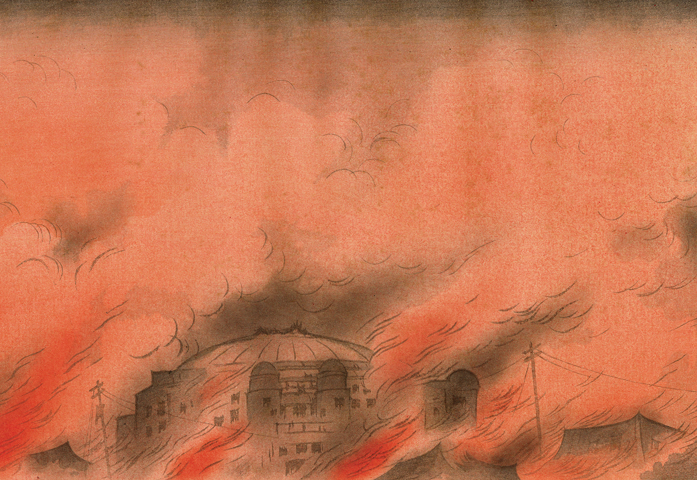 西沢：関東大震災；国技館が炎上（売り切れ） – Egenolf Gallery