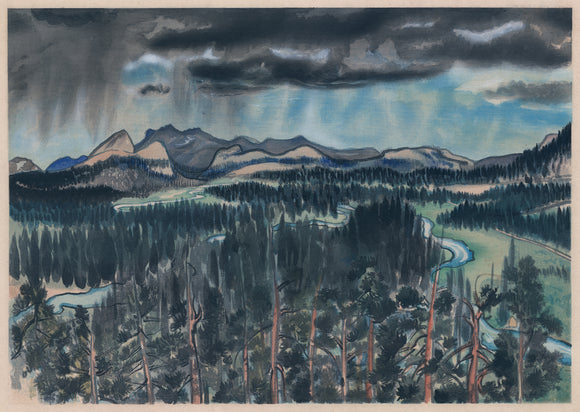 Obata: Before Thunderstorm, Tuolumne Meadows