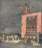 Oda Kazuma: 築地東劇の夜景 (SOLD)