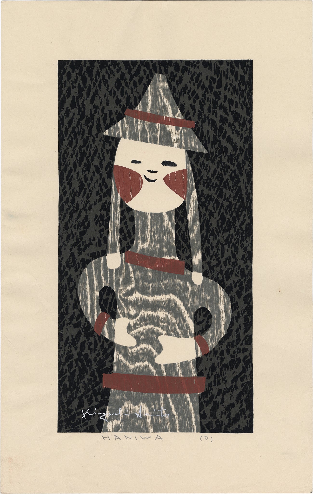 Kiyoshi Saito 斎藤清: Haniwa (7) – Egenolf Gallery Japanese Prints Kiyoshi Saito 斎藤清: Haniwa (7) – Egenolf Gallery Japanese Prints