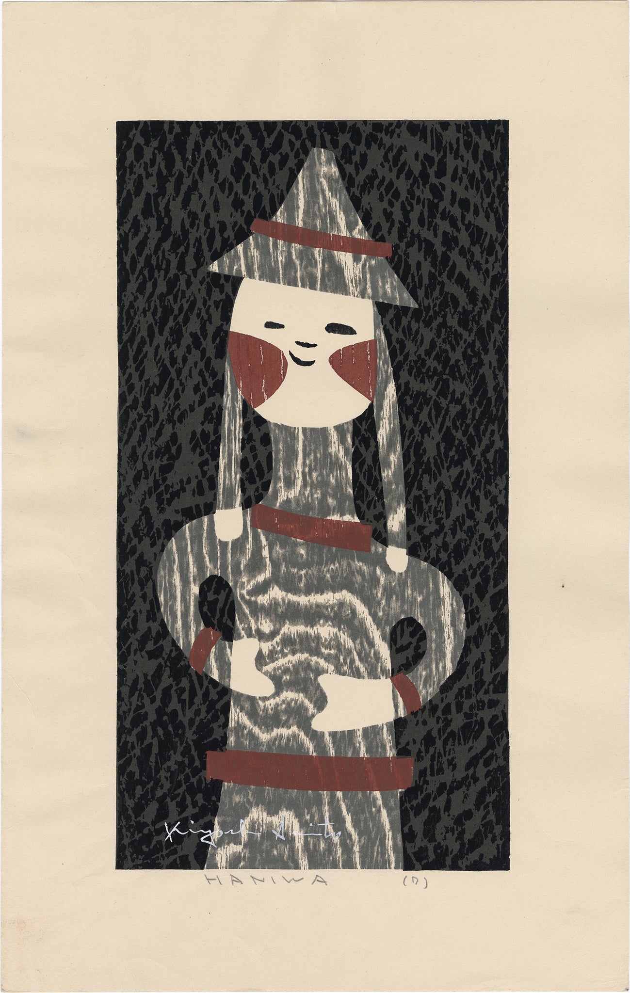 Kiyoshi Saito 斎藤清: Haniwa (7) – Egenolf Gallery Japanese Prints