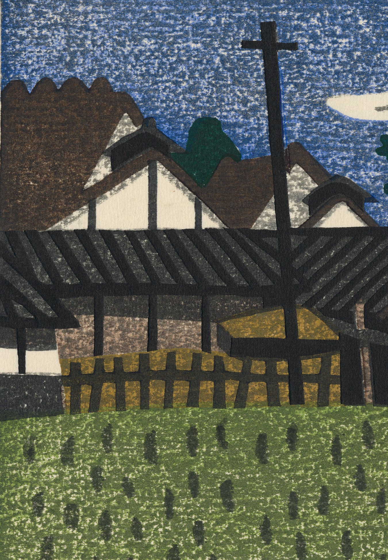 斎藤清「design made in 1954」 Saito Kiyoshi, Woodblock Artist, 