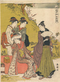 Shunchō: Beauty with Doubts on her Wedding Day; Tragic Young Lovers and two Attendants