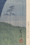Kasamatsu Shiro: Spring Rain at Kinokuni Mound 紀の国塚　梅雨  (First Edition)