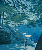 Kasamatsu Shiro 紫浪: 湯田中温泉の雨乞の松（SOLD）