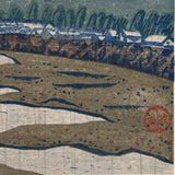 Masao Maeda 前田政雄: Mt. Moiwa in the Rain 雨の藻岩山 (SOLD)