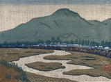 Masao Maeda 前田政雄: Mt. Moiwa in the Rain 雨の藻岩山 (SOLD)