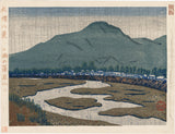 Masao Maeda 前田政雄: Mt. Moiwa in the Rain 雨の藻岩山 (SOLD)