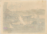 Ito Shinsui  伊東深水: Marutapura River in Borneo (Sold)