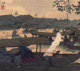 Ito Shinsui  伊東深水: Marutapura River in Borneo (Sold)