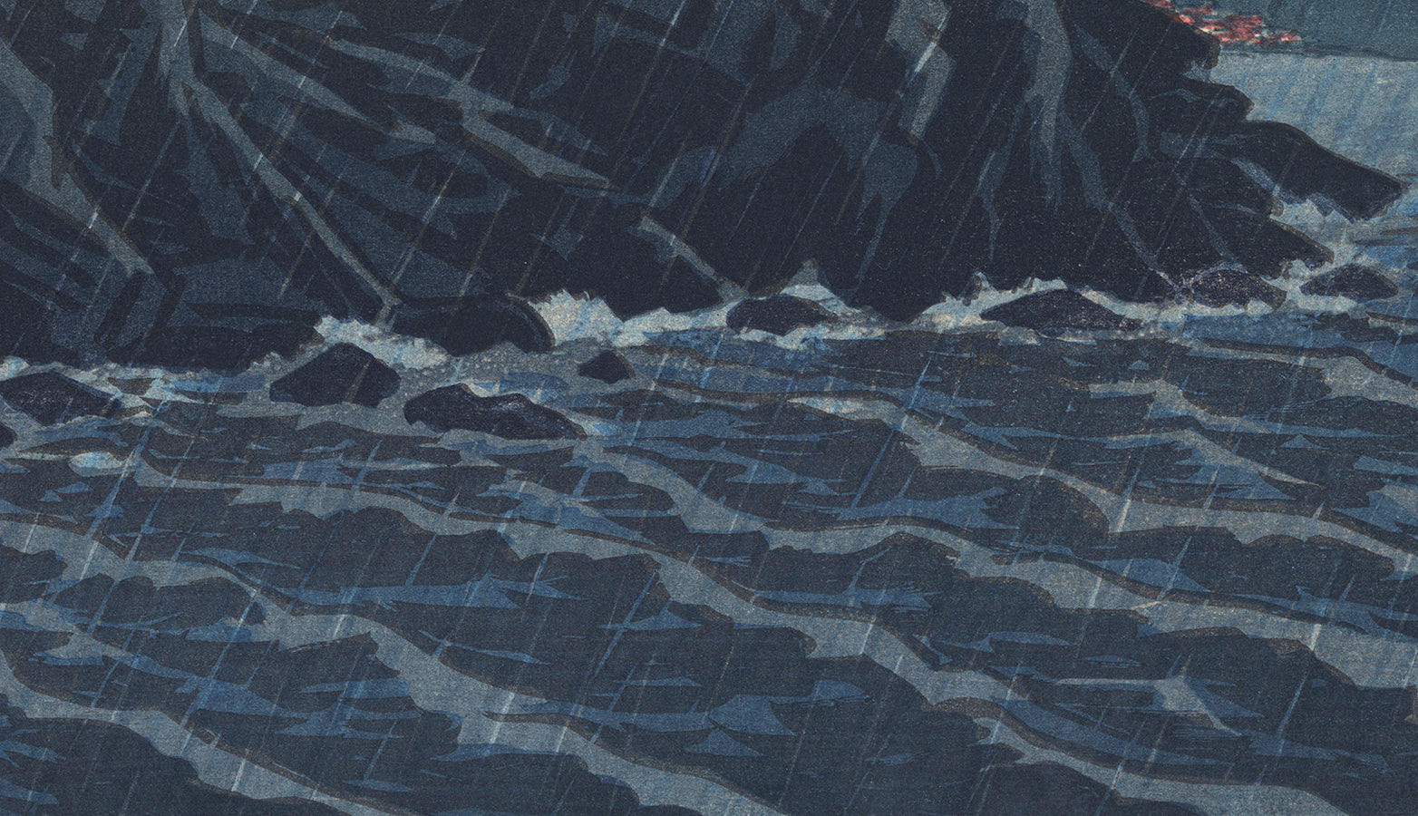 伊東深水 深水：田子の夜雨（売却済） – Egenolf Gallery Japanese Prints