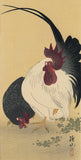 伊藤宗山 総山：酉と鶏ニワトリ (sold)
