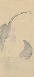 Ito Sozan 総山: Rooster and Hen 鶏 ニワトリ (Sold)