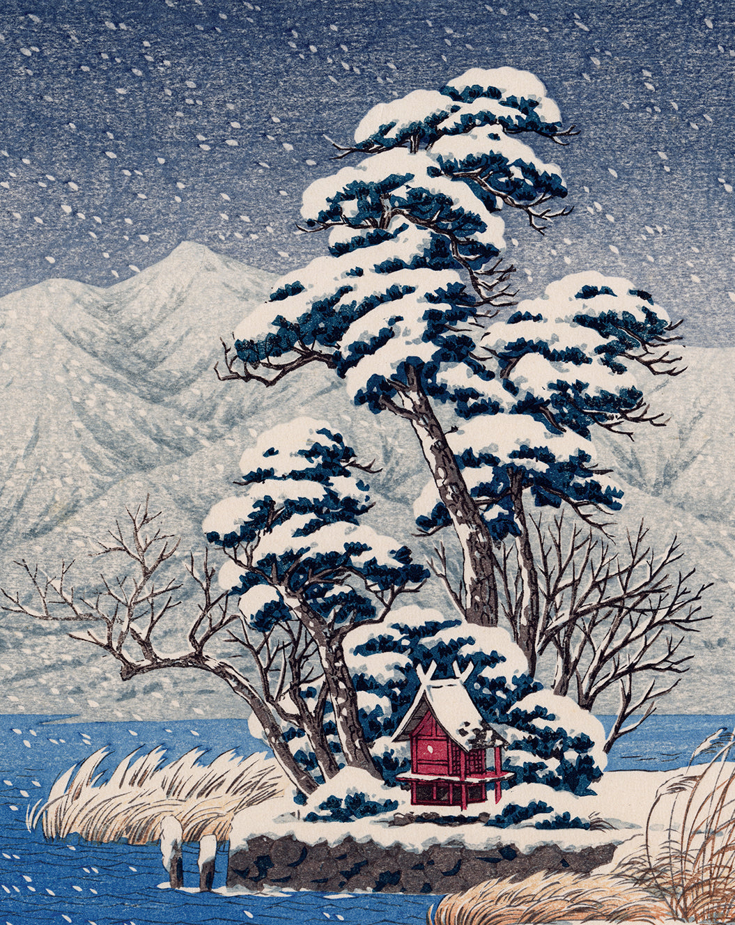 Ito Takashi: Lake Shibayamagata, Kaga 加賀国柴山潟 (First Edition