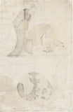 Utamaro 歌麿: The Dream of the Cat 猫の夢 (SOLD)