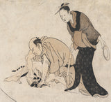 Utamaro 歌麿: The Dream of the Cat 猫の夢 (SOLD)