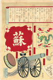 Nagashima Shungyô: Objects Captured at the Battle of Seonghwan (Seikan) in Korea