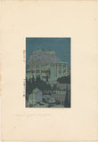 Hiroshi Yoshida: Moon Light in Acropolis アクロポリスの夜