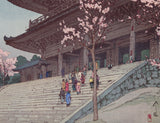 Hiroshi Yoshida  吉田博: Chion-in Temple Gate 知恩院 (RESERVED)