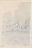 Yoshida 吉田博: 柳と石橋