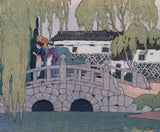 Yoshida 吉田博: 柳と石橋