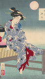 Yoshitoshi 芳年: Cooling off at Shijo 四条納涼 (Sold)