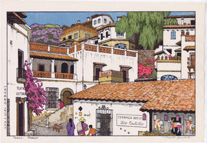 Toshi Yoshida: Taxco, Mexico (Pencil-signed)