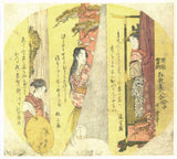 Utamaro: Matsukaze and two other beauties