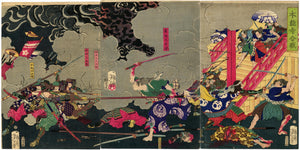 Yoshitoshi: Battle at Honnôji Temple