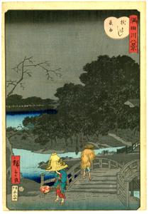 広重II：枕橋の夜雨（まくらばしやう）（販売）