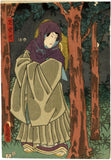 Kunisada: Jiraiya in the Forest Triptych