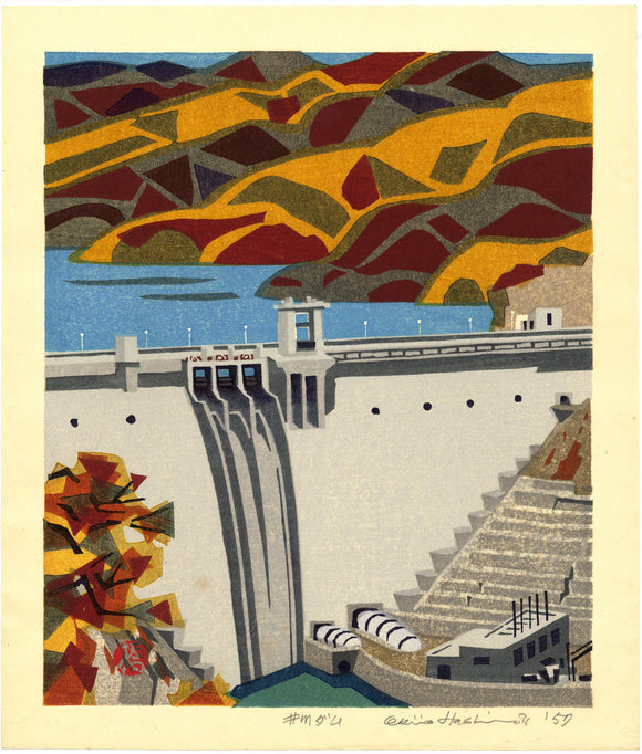 Hashimoto Okiie: A Dam on the Igawa River
