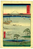 Hiroshige: Ikkoku Bridge in the Eastern Capital (toto ikkokubashi) (Sold)