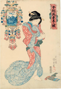 Kunisada: Sumiyoshi Shrine in Settsu Province (Settsu Sumiyoshi)