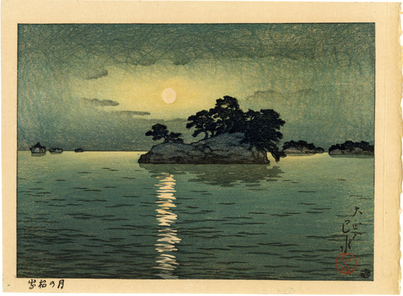Hasui: Matsushima In Moonlight