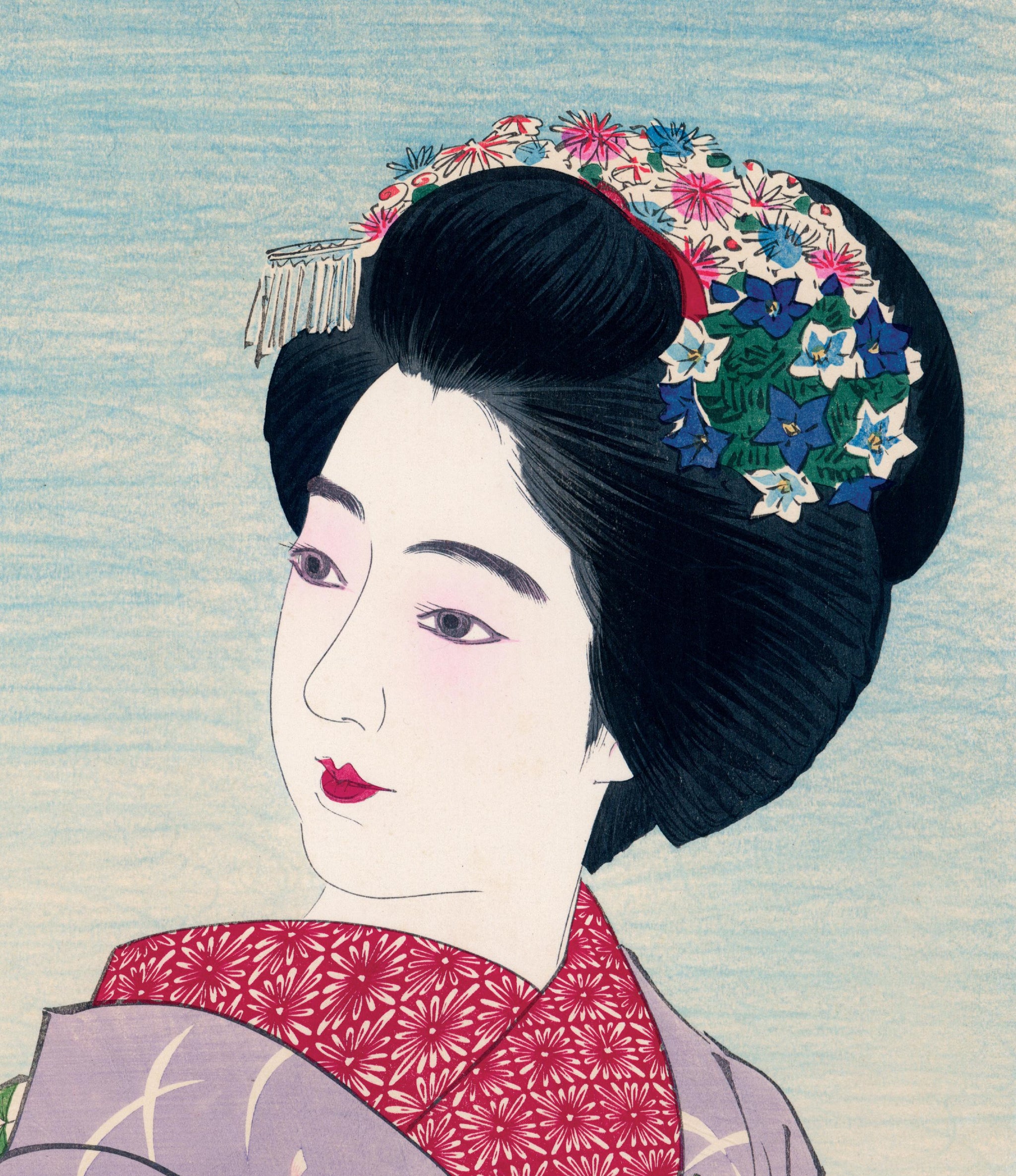 伊東深水：舞子（芸者見習い）（販売） – Egenolf Gallery Japanese Prints