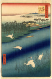 Hiroshige: Sakasai Ferry (White Herons)