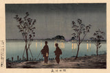 Kiyochika: The Sumida River at Night (Sumidagawa yoru) (Sold)