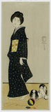 Fritz Capelari: Woman with Pekingese (Sold)