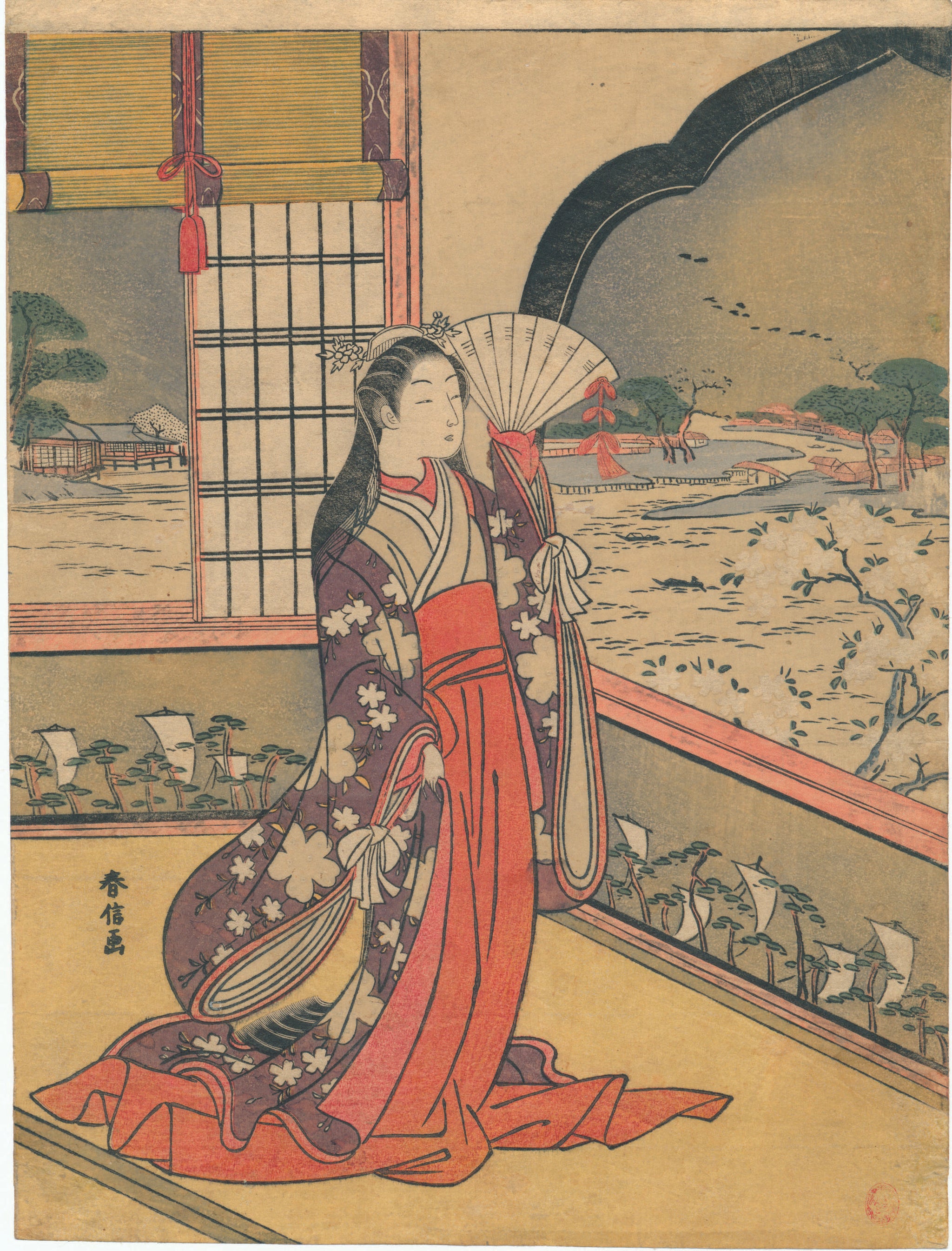 鈴木春信さんの額 鈴木春信さんの額