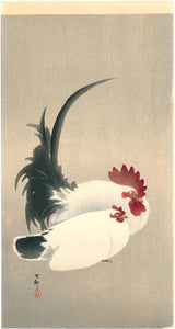Ohara Kōson: Rooster and hen