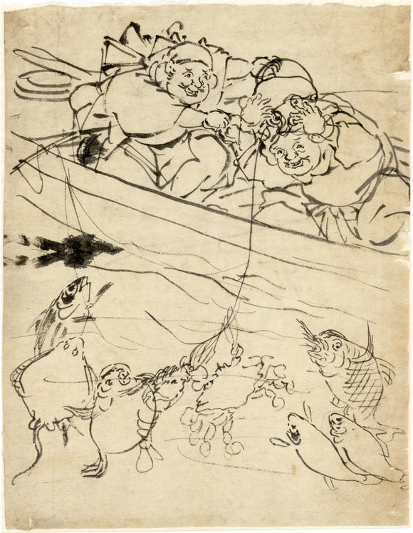 Kuniyoshi: Lucky Gods and Fish