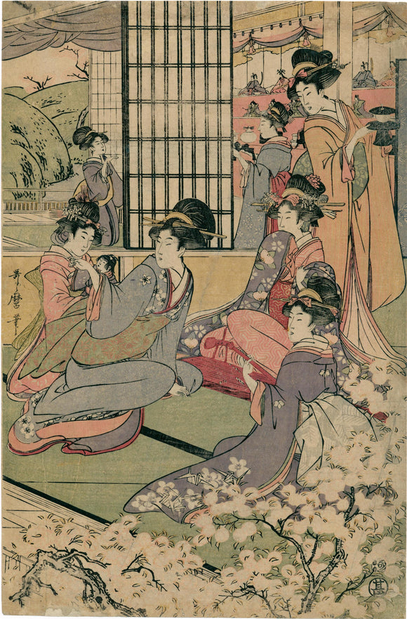 Kitagawa Utamaro II: Courtesans Entertaining