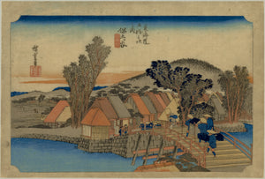 Hiroshige: Hodogaya Shinmachi Bridge