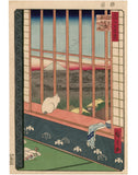 Hiroshige: Asakusa Ricefields and Torinomachi Festival (Sold)